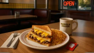 Full Cheesesteak Melt Combo Meal at Waffle House