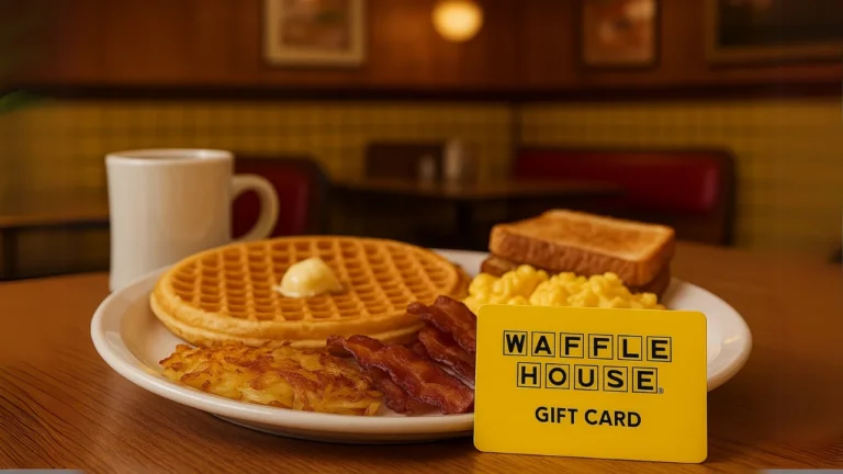 Waffle House Gift Card Balance with Food Items