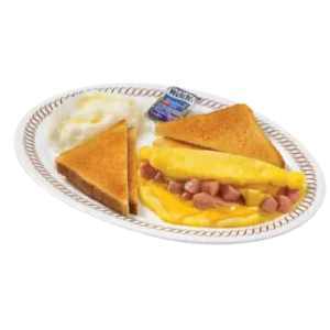 Waffle House Ham & Cheese Omelete