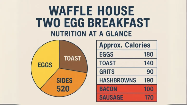 Waffle House Two Egg Breakfast Nutrition facts