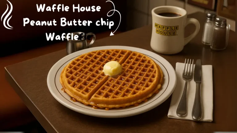 Waffle House peanut butter waffle