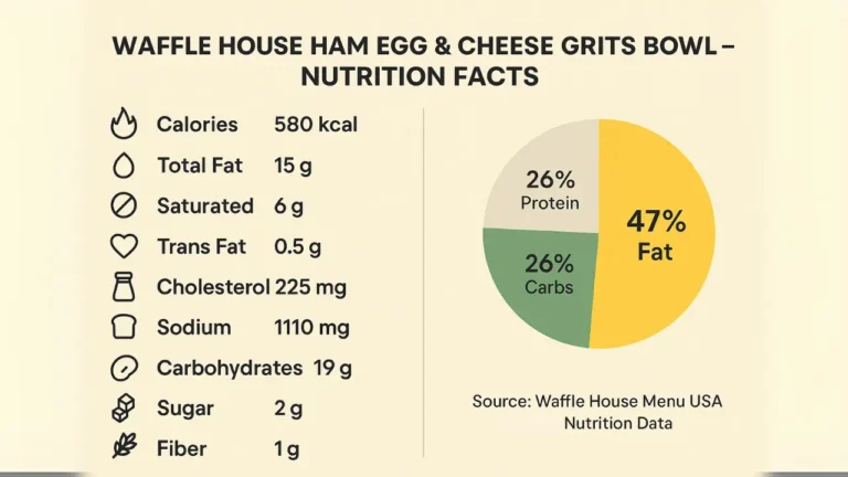 Waffle house ham egg and cheese grits bowl calories