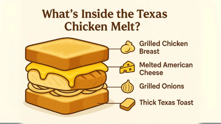 What's inside waffle house texas chicken melt