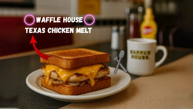 waffle house texas chicken Melt