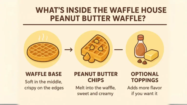 what's inside waffle house peanut butter waffle