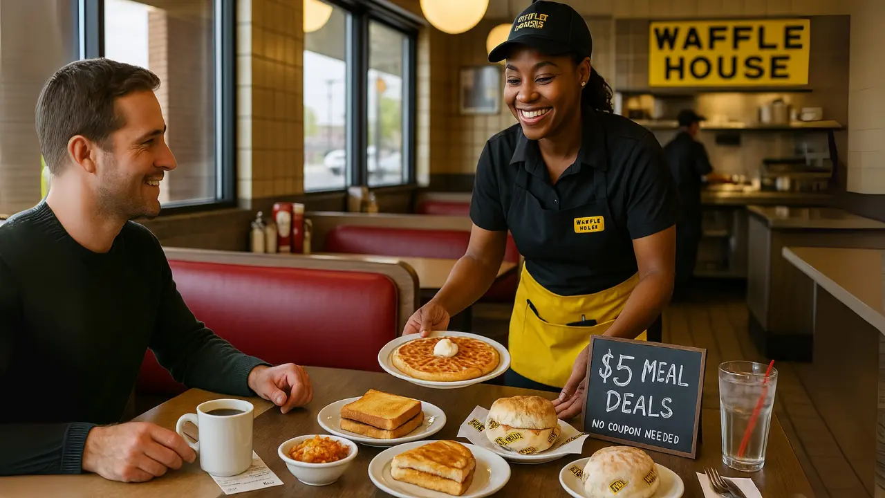 waffle house $5 menu