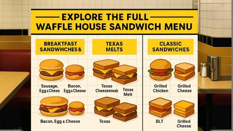 waffle house sandwiches menu explore the full
